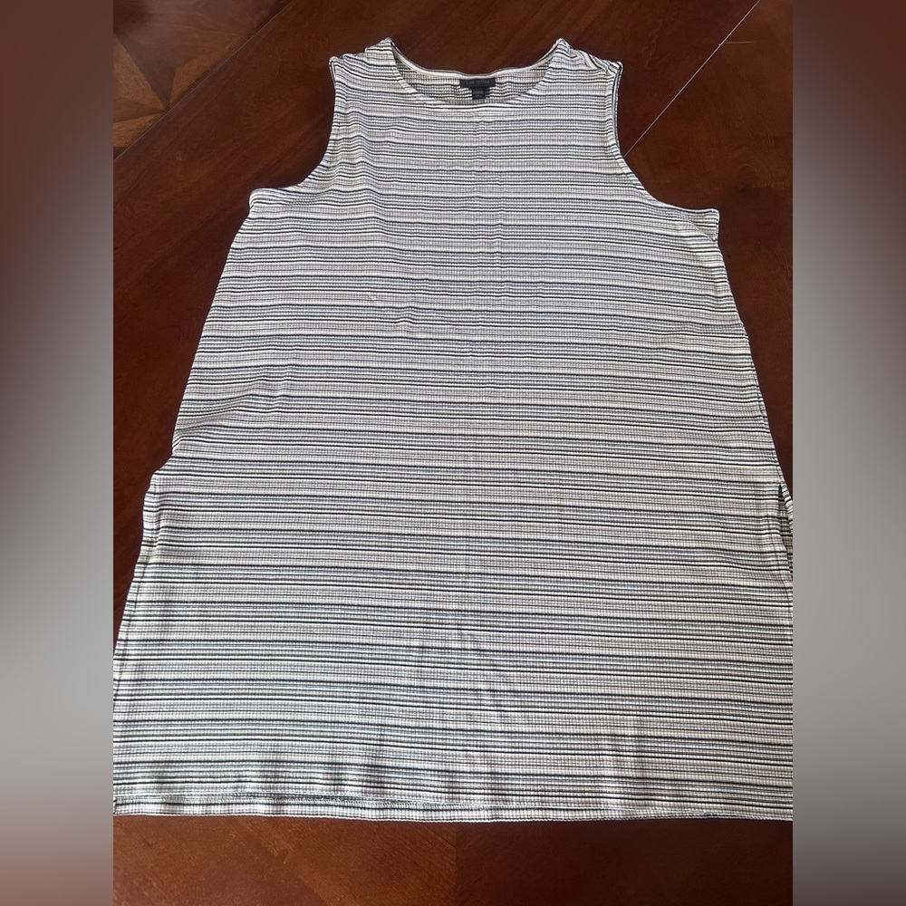 J Jill Striped Sleeveless Tunic -XLP